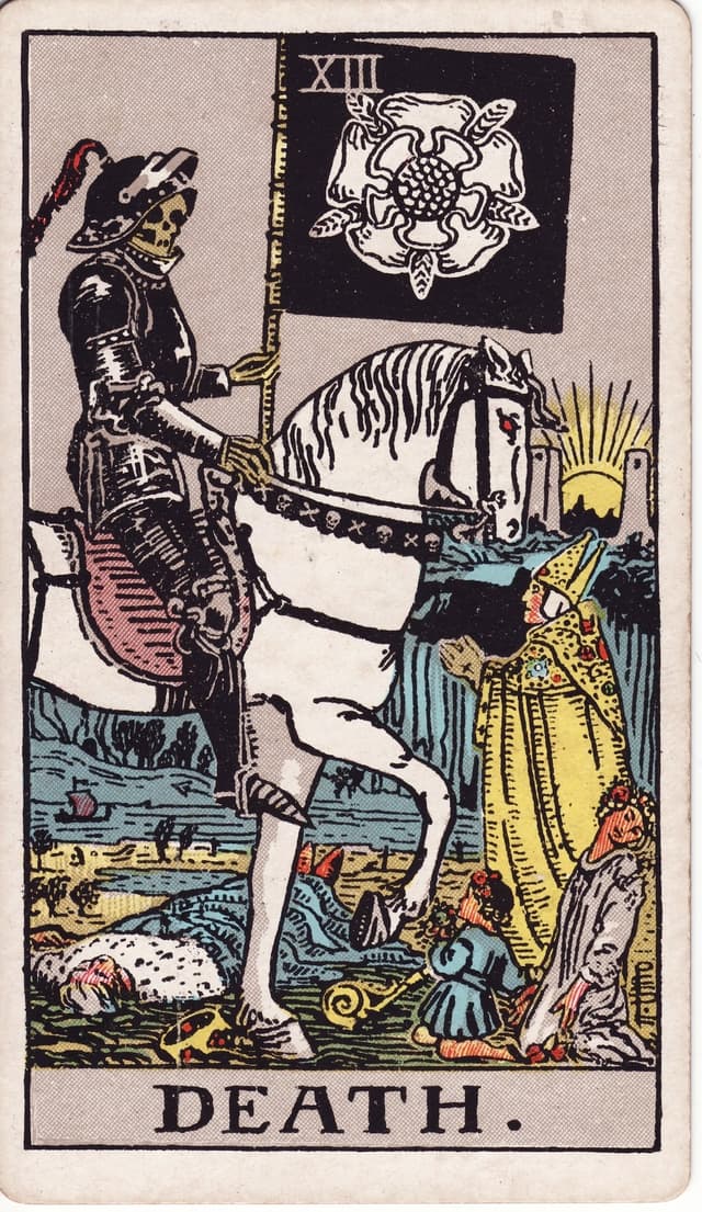 Death, Pamela Colman Smith, for A. E. Waite