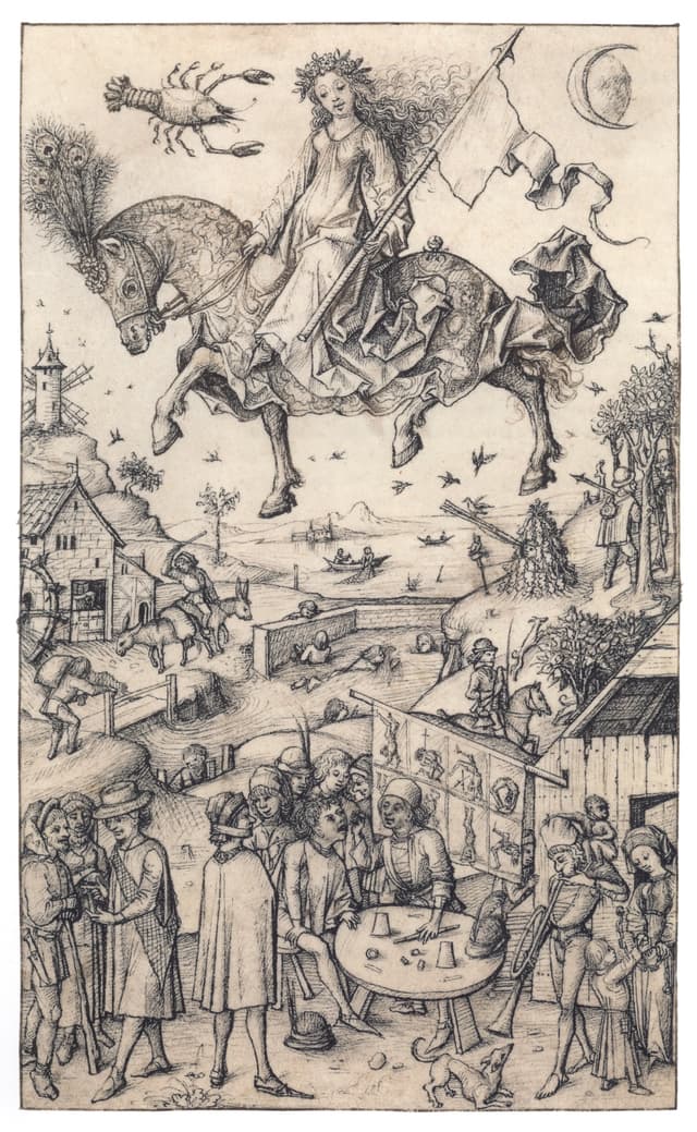 The Children of the Moon, The Master of the Housebook (attributed)