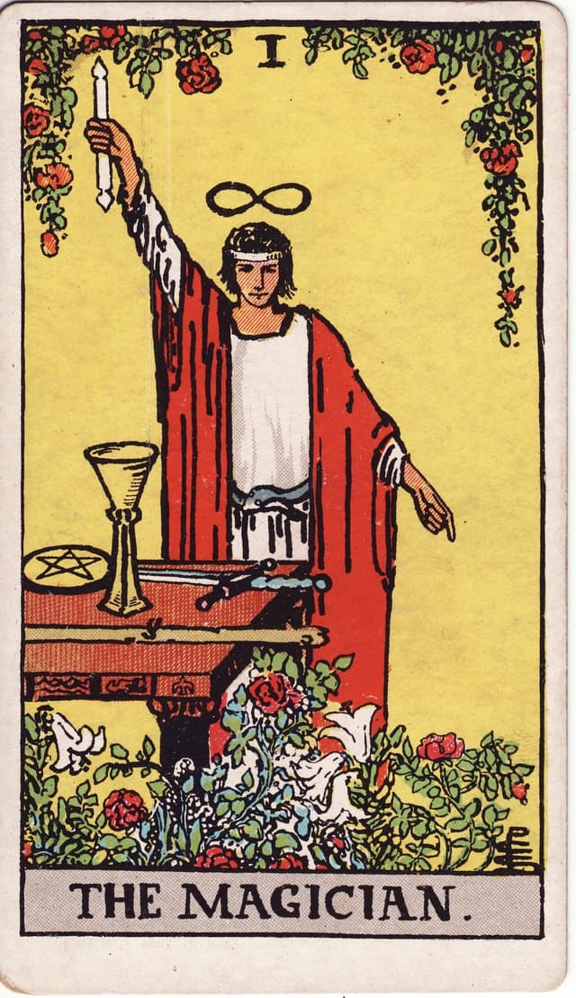 The Magician, Pamela Colman Smith, for A. E. Waite