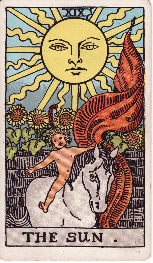 The Sun, Pamela Colman Smith, for A. E. Waite