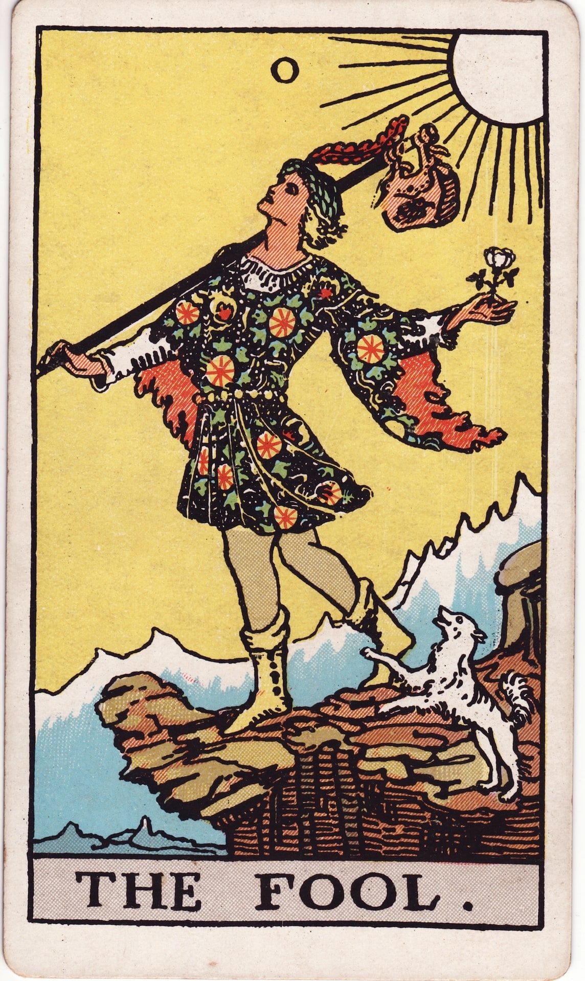 The Fool — Pamela Colman Smith, for A. E. Waite
